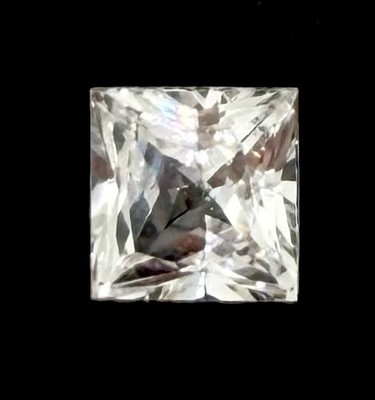 New YAG Yttrium Aluminum Garnet 7.0 CT  Square Princess Cut Gem Single 10x10mm