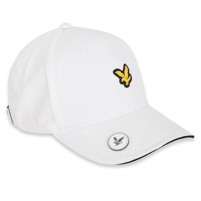 Lyle & Scott Herren Ballmarker Golf Cap - Weiß - Einheitsgröße