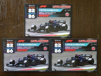 2022 F1 Topps Turbo Attax Lewis Hamilton Live Action #189 (3)