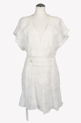 Iro Damen Kleid Gr. 36 (FR 38) Weiß Minikleid Dress