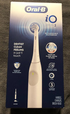 New Oral-B iO Series 2 White Rechargeable Toothbrush Round Head w/ Charger