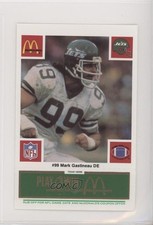 1986 McDonald's Play & Win New York Jets Green Tab Mark Gastineau 6ns