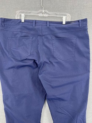 Peter Millar EB66 Blue 5 Pocket Pants Mens 44x32 Performance Golf Stretch Soft