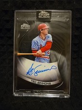 2022 Topps Chrome Black - Autographs Ted Simmons #CBA-TS (AU)