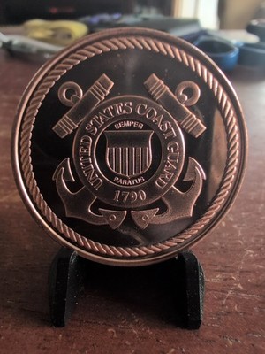UNITED STATES COAST GUARD LOT OF 13  .999 FINE COPPER ROUNDS PRESSTON MINT NYC