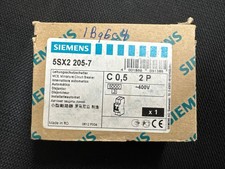 5SX2205-7 SIEMENS CIRCUIT BREAKER, 2-POLE, 0.5 AMP