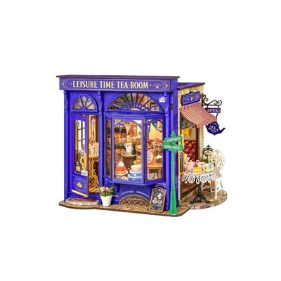 DIY Leisure Time Tea Room ROLIFE Miniatur House - Kreatives Selbstmontageset