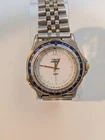 Vintage Timex Indiglo Nautical Compass Two Tone Quartz Watch - New Battery