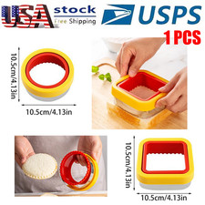 Sandwich Cutter and Sealer Square Pocket Sandwiches Cutter Uncrustables Maker