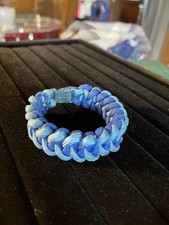 This Is A Homemade 550 Blue On Blue Paracord Bracelet . Made In USA