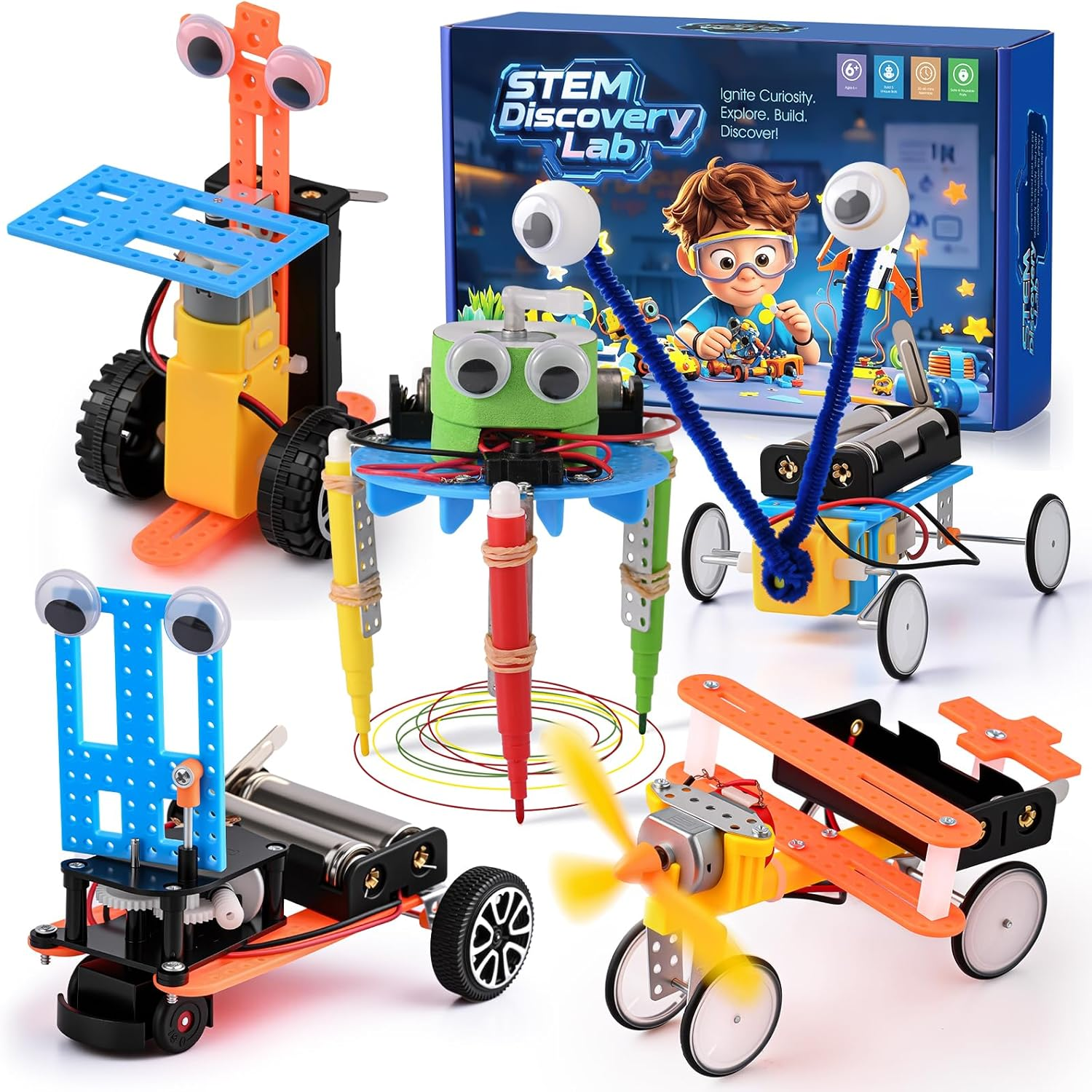 STEM Kits for Kids Ages 6-12, Science Kits for Kids,Diy STEM Gifts Toys-image