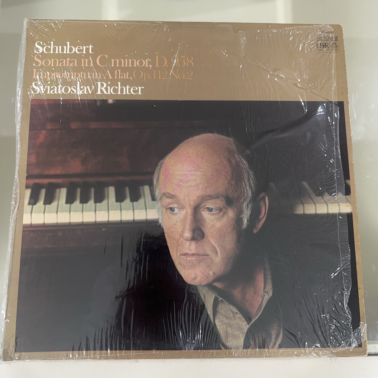 SVIATOSLAV RICHTER: schubert: sonata in c minor, d. 958 Melodiya/Angel 12