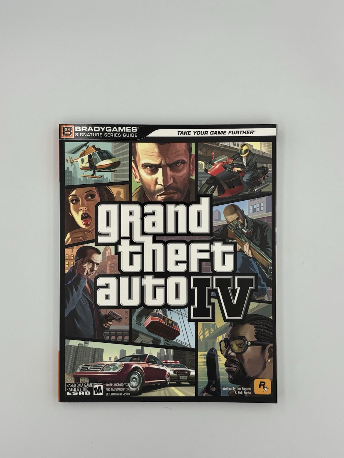 GTA 4 Grand Theft Auto IV Game Guide Bradygames Official Strategy Guide + Map