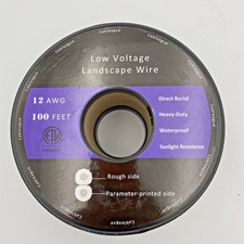 Lighting Wire Low Voltage Landscape 100ft 12AWG 2C Waterproof Conductor ...