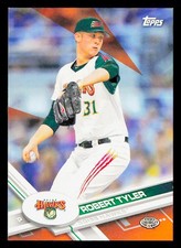 2017 Topps Pro Debut #192 Robert Tyler /25 Orange Boise Hawks