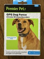 Premier Pet GPS Dog Fence Circular Wireless Boundary GIF00-18024 Sealed Fast Shi