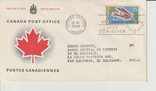 CANADA, 1969 1st Non-stop flight across Atlantic  FDC / 2378