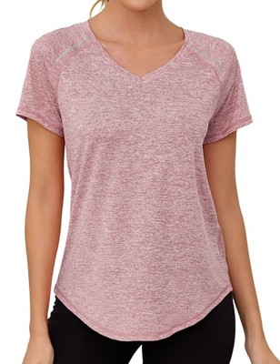 Sports Tshirt Women Fitness Short Sleeve Lightweight Breathable Shirt Ladies VAusschn...