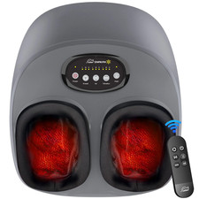 Snailax Shiatsu Foot Massager w/Heat, Foot Massage Machine for Blood Circulation