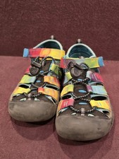 Keen Size 1Y Little Kids Rainbow Tie Dye Newport H2 Outdoor Water Shoes Sandals