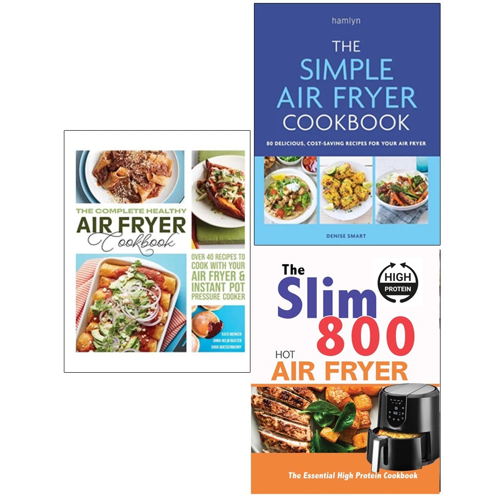 Simple Air Fryer Cookbook, Slim 800 Hot Air Fryer, Healthy Air Fryer 3 Books