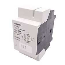 Siemens 5TT3986 Motor Contactor, 4NO, 24VDC, 400V 20A Max, DIN Rail Mount