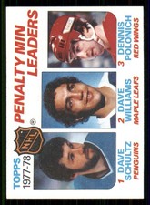 1978-79 Topps #66 Leaders/Dave Schultz/Tiger Williams/Dennis Polonich