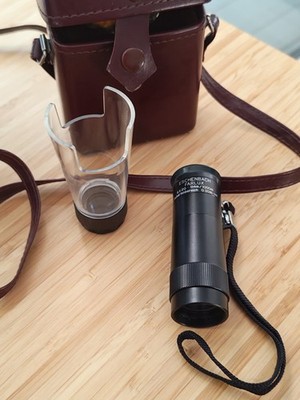 Eschenbach Farlux 8x20 Monokular Mikroskop Naheinstellgrenze 0,30m Tasche OVP