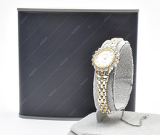 Vintage Box RADO 133.9700.2 Gold Diamond Bezel Quartz 22mm Women's Watch