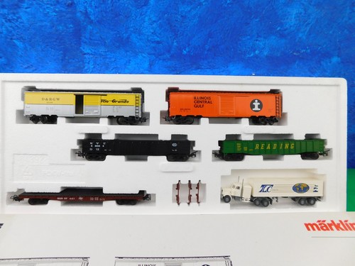 F24 Märklin H0 Güterwagen Set 4862 USA Set I 5tlg. OVP | Zustand: Gebraucht