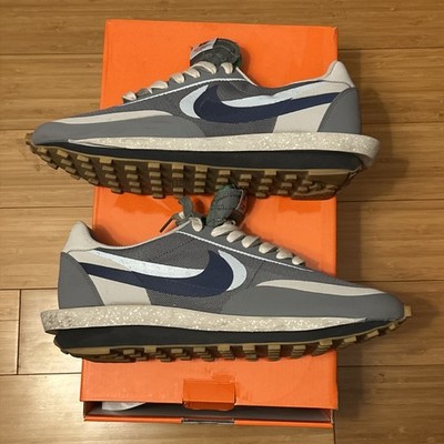Size 14 - Nike sacai x Clot x LDWaffle Kiss Of Death Grey Pre-Owned