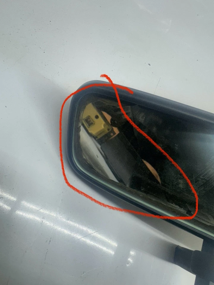 Espejo retrovisor gris con controles de techo corredizo Mazda Rx7 FC S4 S5 1986-1991 Foto 3 de 4