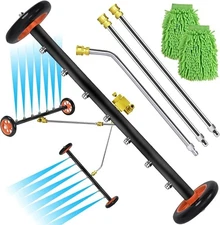 Upgrade 24 Inch Undercarriage Pressure Washer Attachment, 2 in 1 Pressure Washer