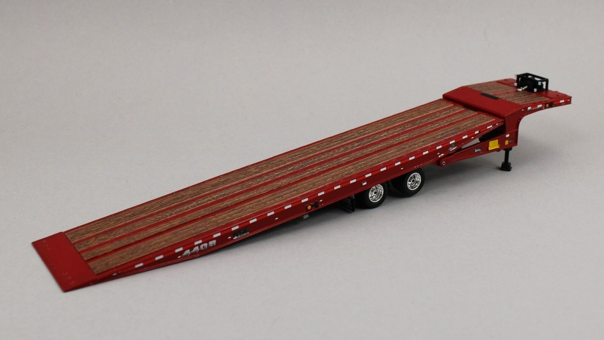 DCP 1:64 *RED* LANDOLL 440 Traveling Axle Flatbed Trailer *NEW* | eBay