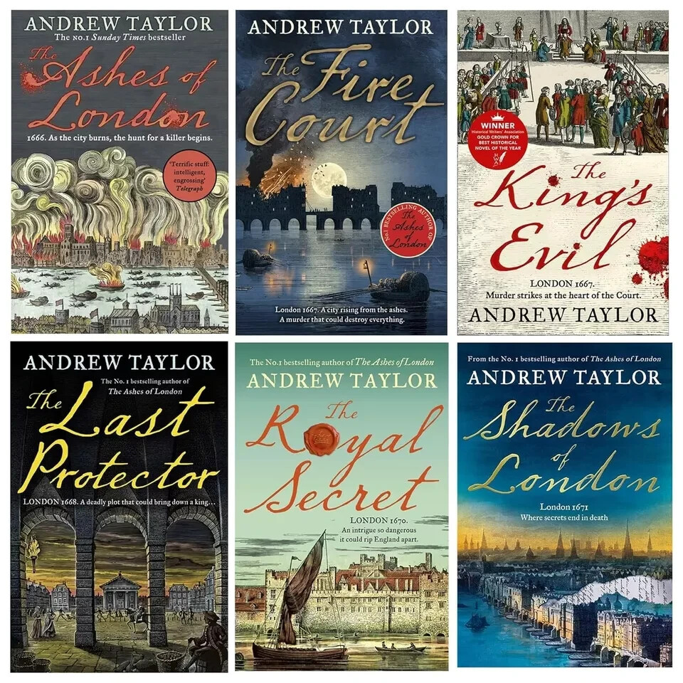 James Marwood, Cat Lovett Series 6 Books Collection Set by Andrew Taylor Court