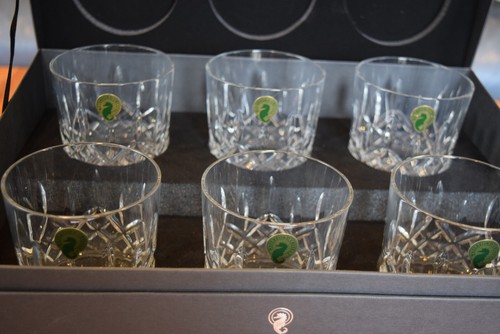 Waterford Lismore Crystal 12 oz. Whiskey Tumblers Box of 6 -New - Picture 2 of 13