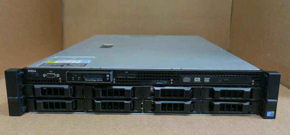 Dell PowerEdge R510 2 x Quad Core XEON E5506 8GB RAM 2U 8 x 3.5" Rack Server - Image 2 of 4