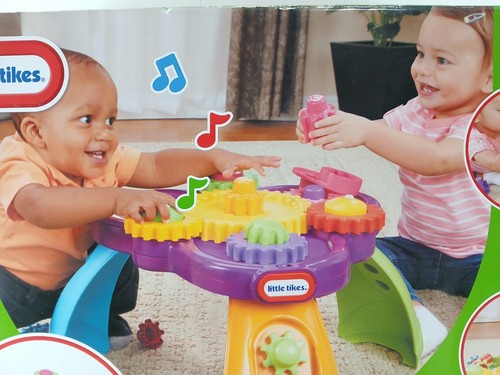 Little Tikes GIGGLY GEARS TWIRL TABLE Hand-Eye Motor Skills Developmental Toy - Picture 4 of 11