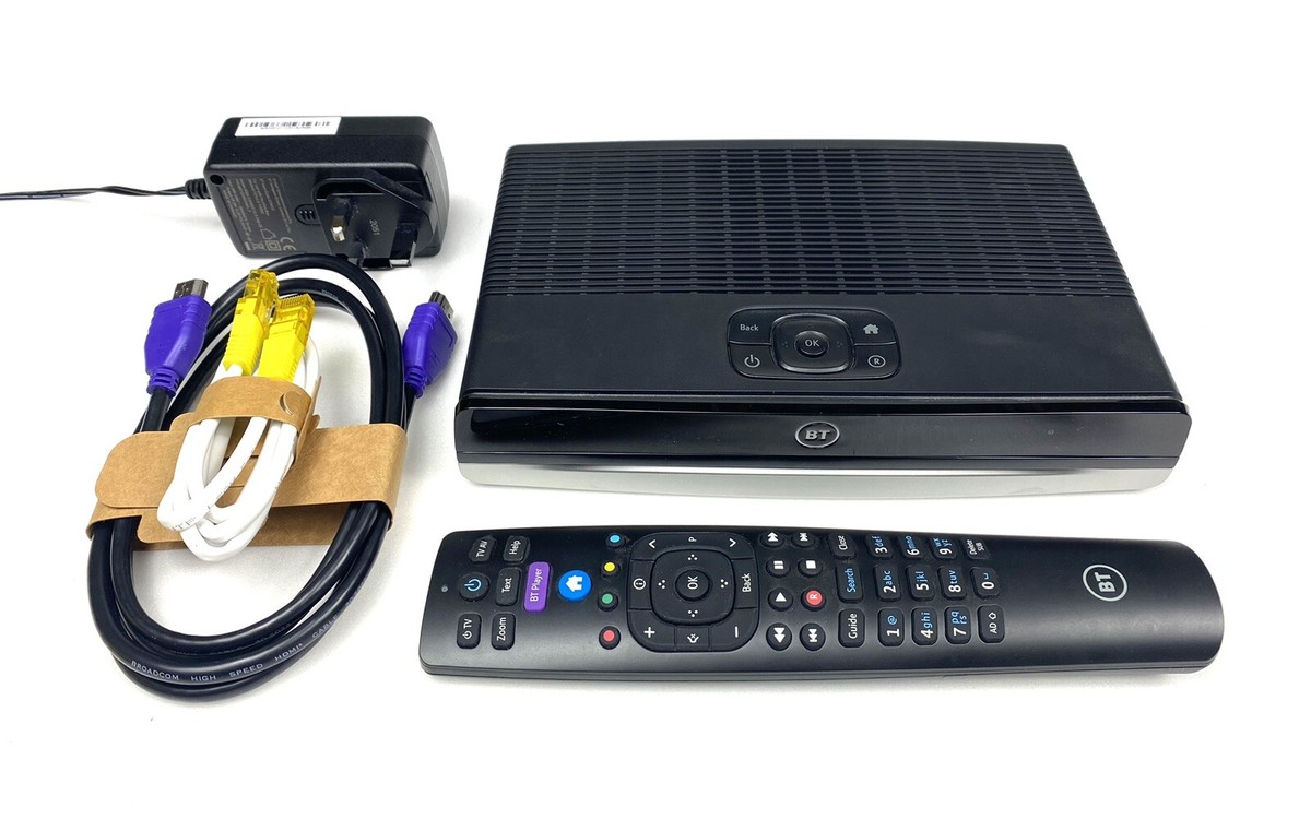 BT YouView+ Box DTR-T2100 500GB Freeview Recorder Catch Up TV
