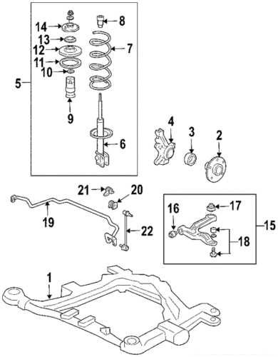 Feq Lower Control Arm Bushing 17 In Diagram Fits Honda
