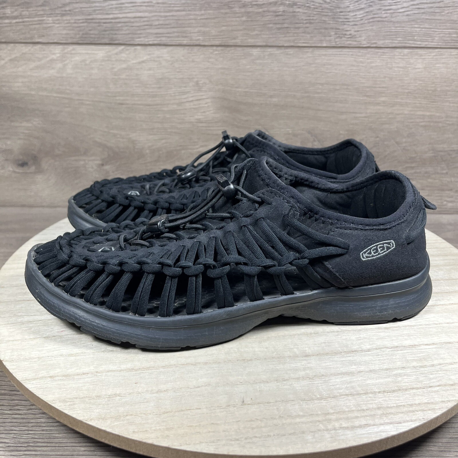 KEEN Uneek sandali neri scarpe da acqua elasticizzati donna taglia 9 5