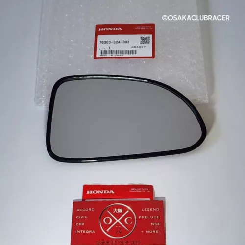 Genuine OEM 00-09 Honda S2000 RIGHT Passenger Side Door Mirror Glass 76203S2A003