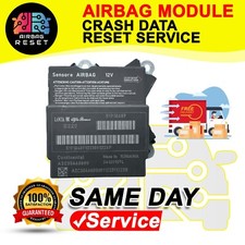 FIAT PUNTO AIRBAG  SRS MODULE ECU 51897787  CRASH DATA RESET SERVICE