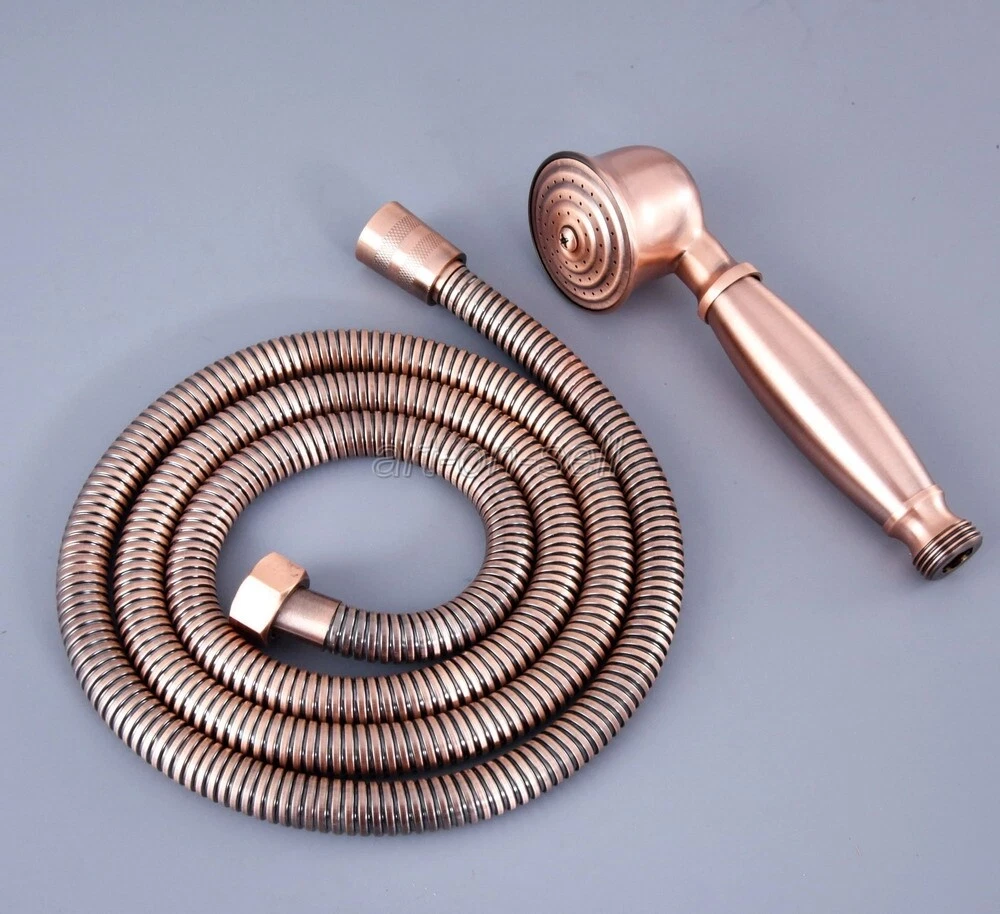 Red Copper Bathroom Handheld Shower Head for Shower Faucet Hand Spray+1.5m Hose
Opens in a new windo