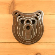 Know Your Limits 3/8" AR500 Shooting Targets 1"-6" Gongs Set Of SIX