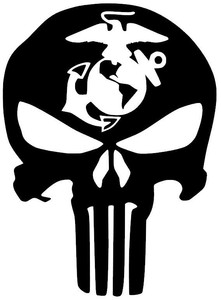 usmc plain logo military punisher decal car truck vinyl sticker 12 colors ebay details about usmc plain logo military punisher decal car truck vinyl sticker 12 colors