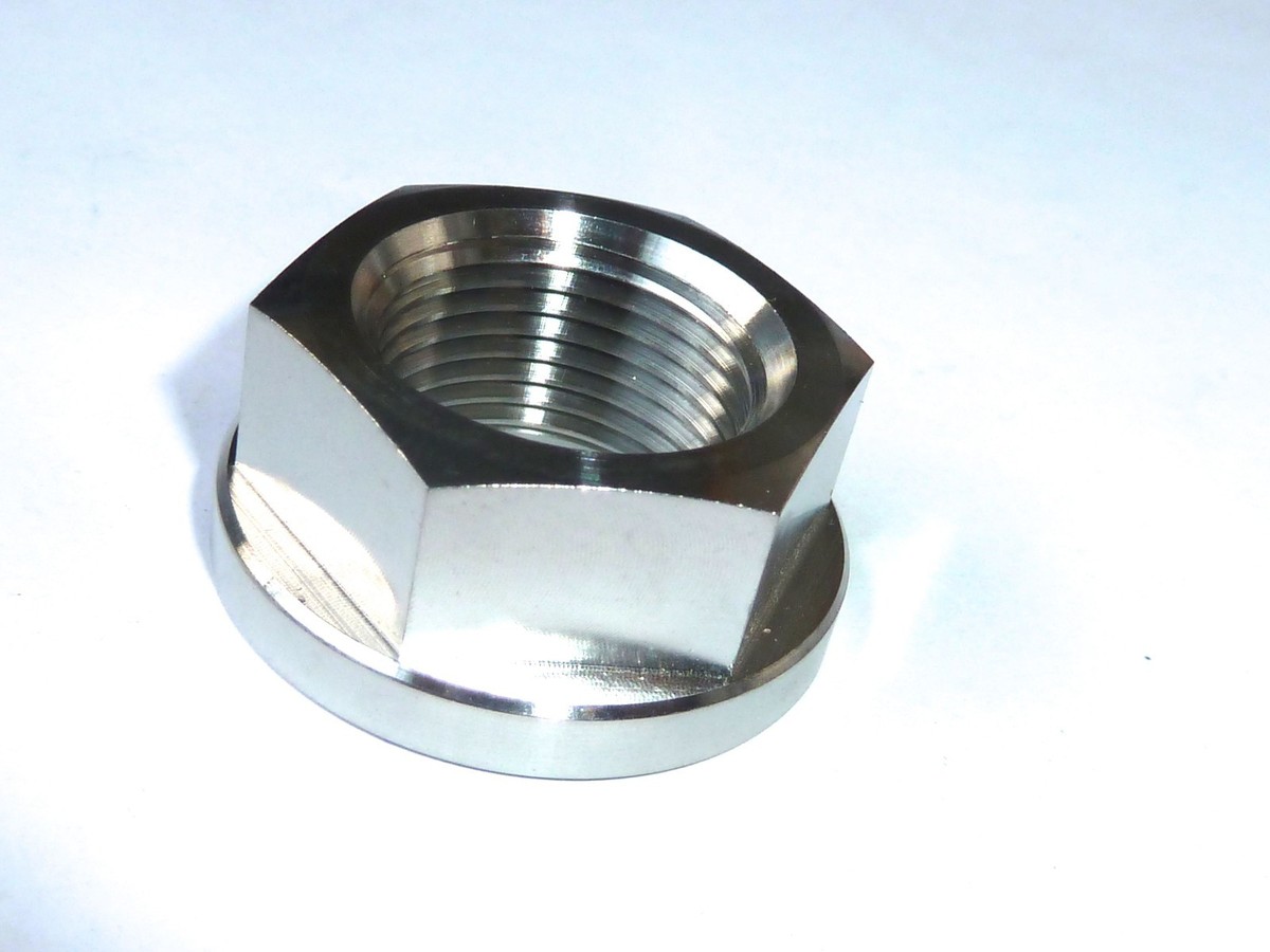HUSABERG REAR AXLE FLANGED NUT TITANIUM M20 X 1.5 M20X1.5