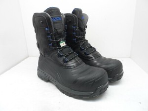 black winter work boots