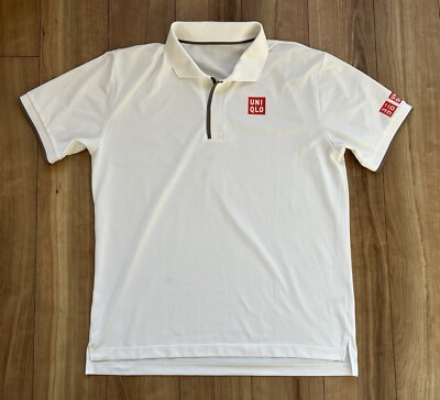 Roger Federer UNIQLO 2019 Wimbledon Shirt size:L (JPN XL) RF | eBay