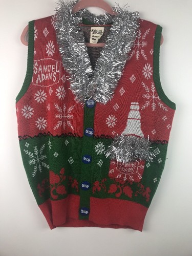 Samuel Adams Womens Red Green Garland 